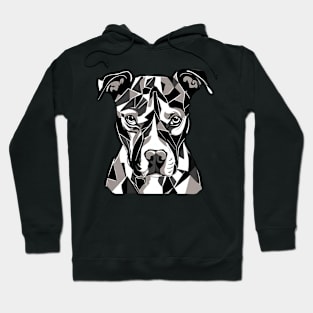 Striking Geometric Pitbull Terrier Hoodie